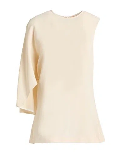 Stella Mccartney Woman Top Cream Size 2-4 Viscose, Elastane In White