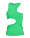 Stella Mccartney Woman Top Green Size 8-10 Viscose, Polyester In Green