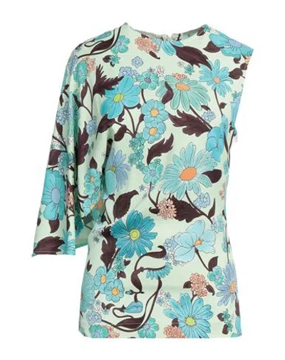 Stella Mccartney Woman Top Light Green Size 2-4 Viscose, Elastane In Multi
