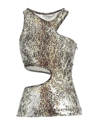 Stella Mccartney Woman Top Light Green Size 6-8 Polyamide, Elastane