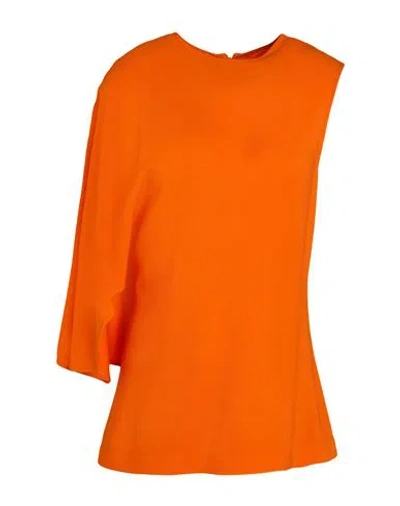 Stella Mccartney Woman Top Orange Size 6-8 Viscose, Elastane