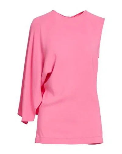 Stella Mccartney Woman Top Pink Size 6-8 Viscose, Elastane