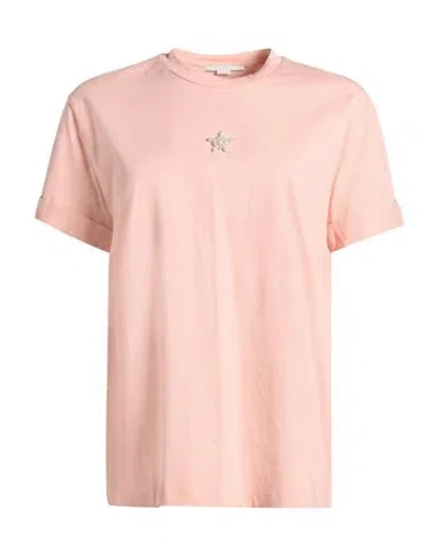 Stella Mccartney Woman T-shirt Pink Size Xl Cotton