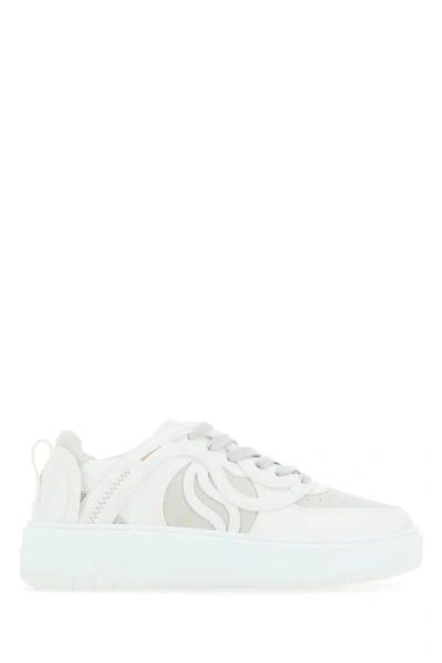 Stella Mccartney Sustainable Leather Wave Low-top Sneakers In Multicolor