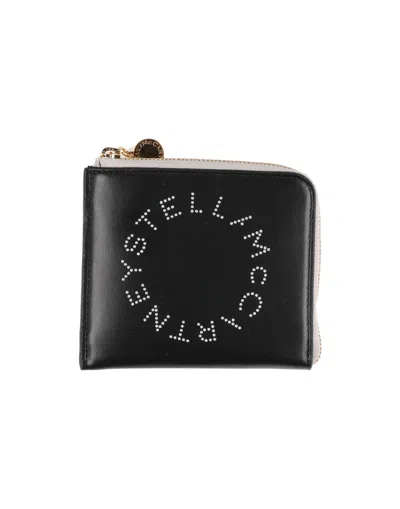 Stella Mccartney Woman Wallet Black Size - Textile Fibers