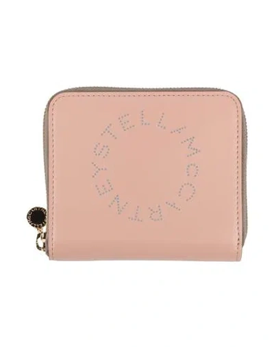 Stella Mccartney Woman Wallet Blush Size - Textile Fibers In Pink