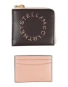 Stella Mccartney Woman Wallet Dark Brown Size - Textile Fibers