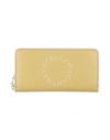 Stella Mccartney Woman Wallet Khaki Size - Textile Fibers In Yellow