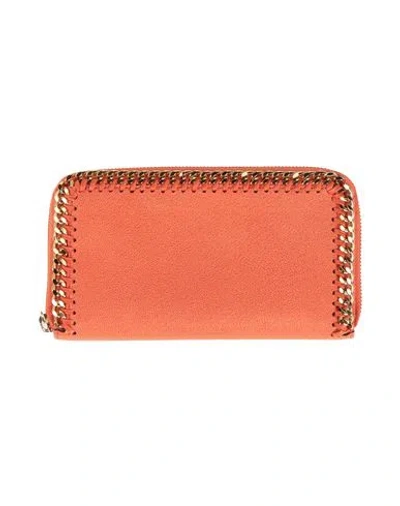 Stella Mccartney Woman Wallet Orange Size - Textile Fibers