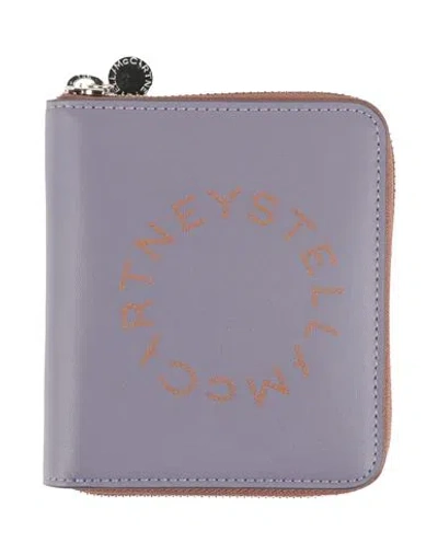 Stella Mccartney Woman Wallet Purple Size - Textile Fibers