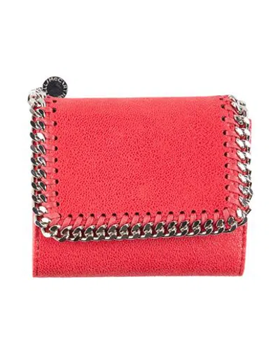 Stella Mccartney Woman Wallet Red Size - Textile Fibers