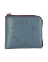 Stella Mccartney Woman Wallet Slate Blue Size - Textile Fibers