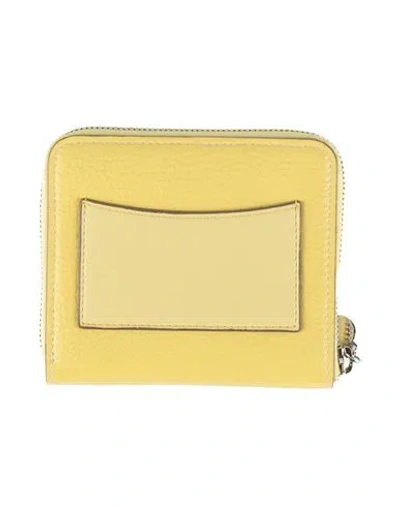 Stella Mccartney Woman Wallet Yellow Size - Textile Fibers