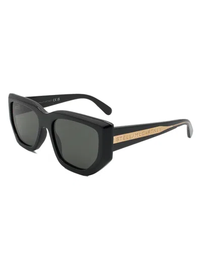 Stella Mccartney Women's 2001 54mm Geometric Sunglasses In Black