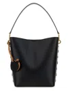 Stella Mccartney Women Black Alter Mat Frayme Bucket Bag