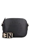 Stella Mccartney Black Alter Mat Mini Stella Logo Crossbody Bag