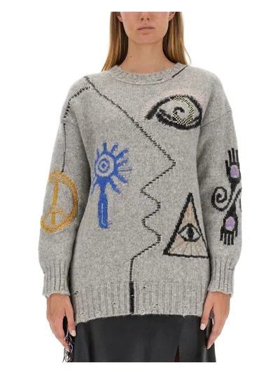STELLA MCCARTNEY WOMEN'S ARTWORK SHIRT | SIZE MEDIUM | 6K0567