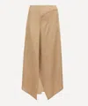 Stella Mccartney Asymmetric Rib-knit Wrap Skirt