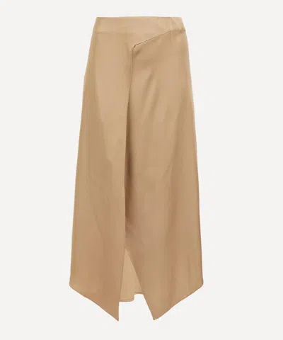 STELLA MCCARTNEY STELLA MCCARTNEY WOMEN'S ASYMMETRIC MIDI-SKIRT