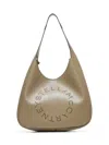 Stella Mccartney Women Bamboo Logo Slouchy Hobo Tote Bag