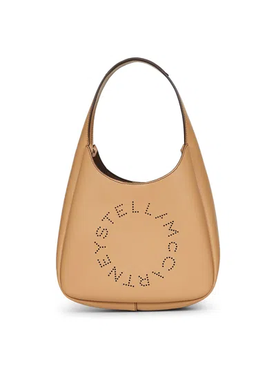 Stella Mccartney Women Beige Small Slouchy Hobo Tote Bag