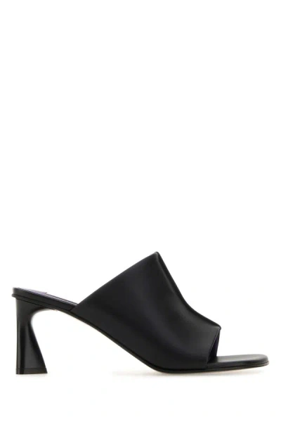Stella Mccartney Black Alter Mat Elsa Mules