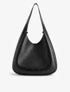 Stella Mccartney Stella Logo Faux Leather Shoulder Bag In Black