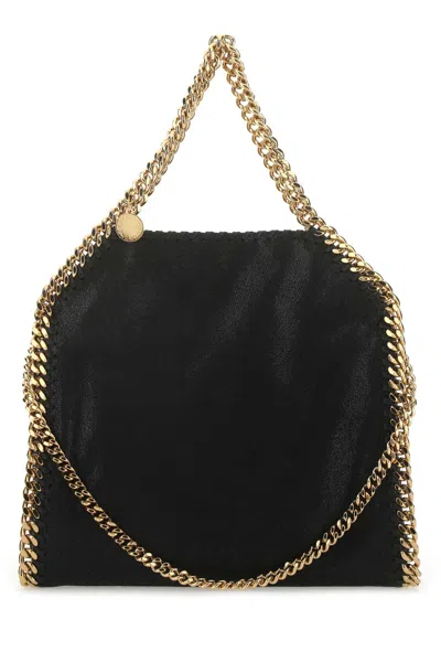 Stella Mccartney Women Black Shaggy Deer Mini Falabella Handbag
