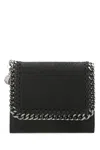 Stella Mccartney Women Black Shaggy Deer Small Falabella Wallet