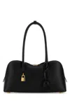 Stella Mccartney Structured Shape Shoulder Bag With Gold-tone Hardware In Black
