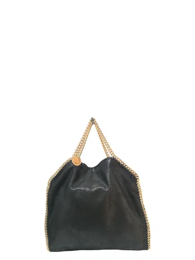 Stella Mccartney Women's Black/gold Falabella Fold Over Bag | 234387w9355 Color 1000