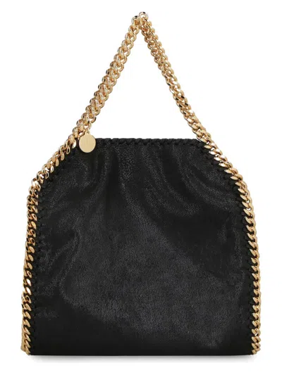 Stella Mccartney Women's Black/gold Falabella Mini Tote Bag | 371223w9355