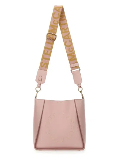 Stella Mccartney Women's Borsa A Spalla Con Logo In Pink