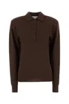 Stella Mccartney Collar Design Cashmere Blend Polo Shirt
