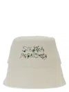 Stella Mccartney Bucket Hat With Logo In Neutral