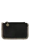 Stella Mccartney Falabella Zip Cardholder In Black