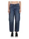 Stella Mccartney Cargo Jeans With Button Closure For Women In Blue