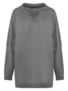 Stella Mccartney Women's Cashmere V-neck Sweater In Grey