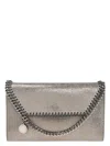 Stella Mccartney Falabella Wallet On Chain In Gray