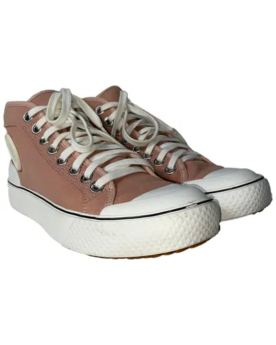 Stella Mccartney Women's Coated/waterproof Canvas High-top Sneaker