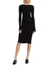 Stella Mccartney Dress In Black Viscose In Black