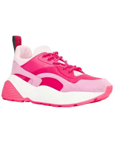 Pre-owned Stella Mccartney Women's Cotton Eclypse Fabric Patchwork Dad Sneaker  (authentic Pre-loved)