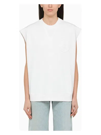 STELLA MCCARTNEY WOMEN'S COTTON OVER VEST WITH LOGO