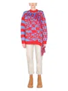 Stella Mccartney Women's Crew Neck Sweater | Size 40 | 603712 In Multicolour