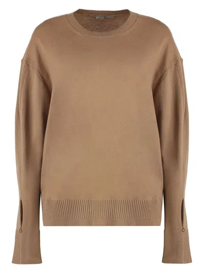 STELLA MCCARTNEY WOMEN'S CREW-NECK WOOL SWEATER