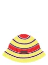 Stella Mccartney Women's Crochet Bucket Hat | Size 58 | 7v0043 In Multicolour