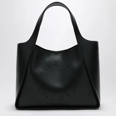 STELLA MCCARTNEY WOMEN'S DARK MEDIUM STELLA LOGO BAG