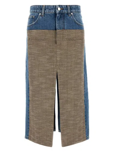 STELLA MCCARTNEY WOMEN'S DENIM SKIRT