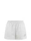 Stella Mccartney Embroidered Stripes Silk Shorts
