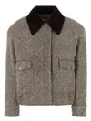 Stella Mccartney Bomber Oversize In Tweed Ricamato Donna